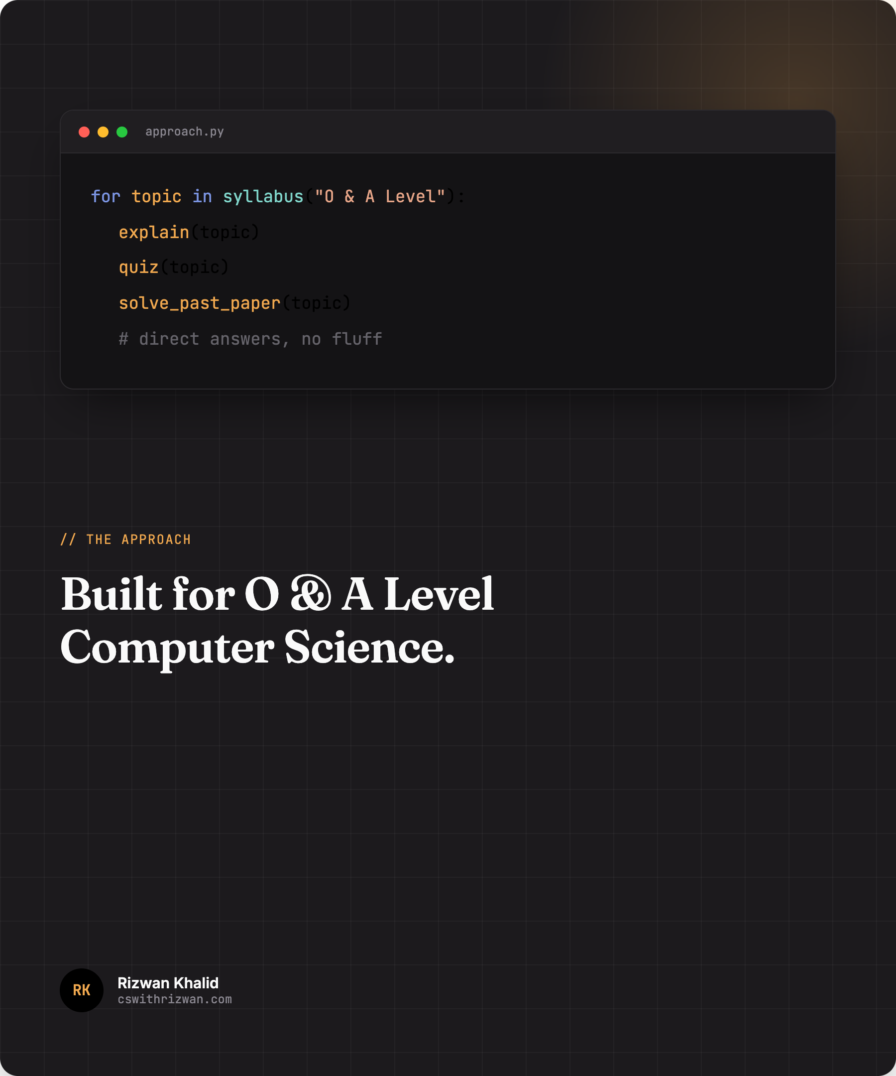 Teaching computer science